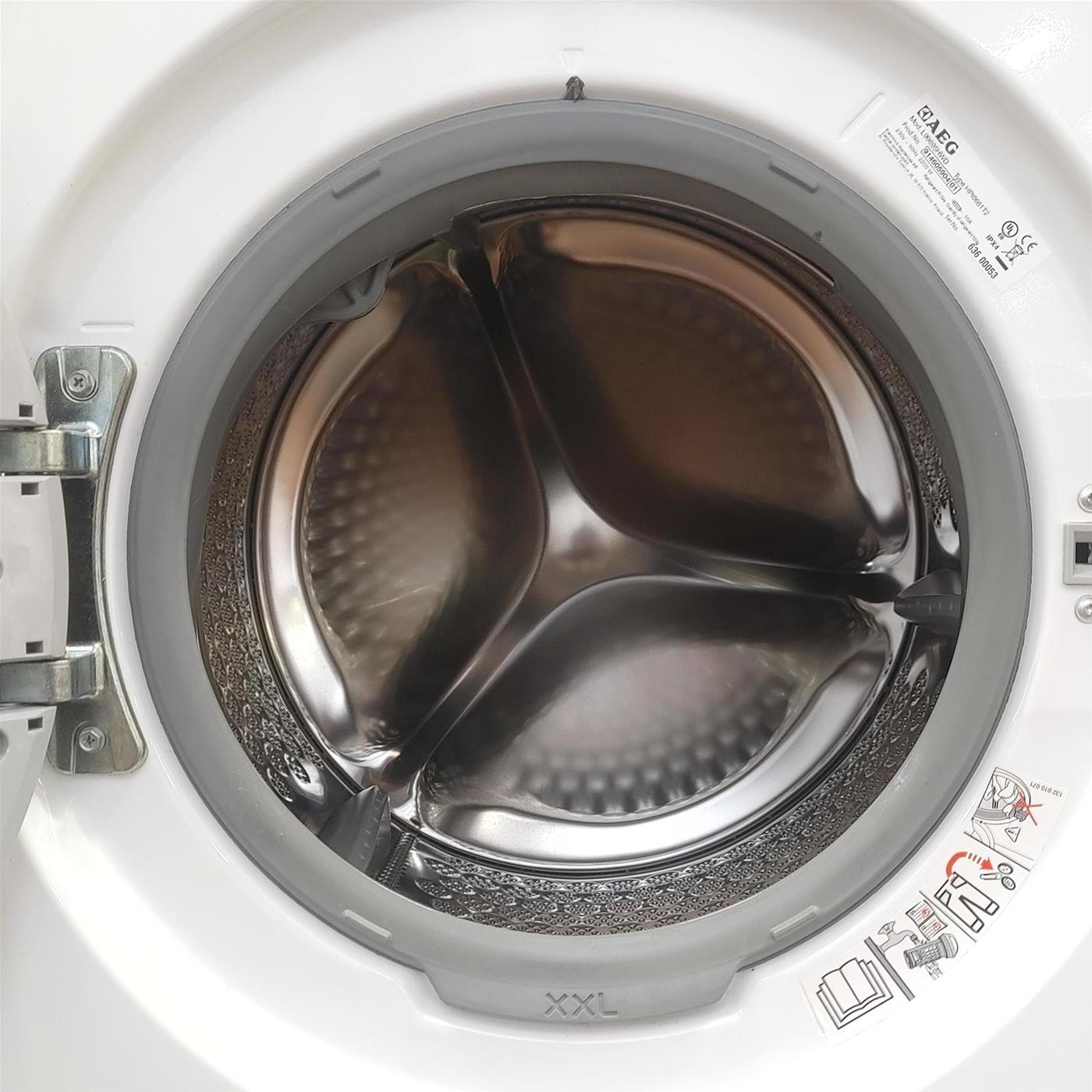 AEG L99695HWD lavasciuga Libera installazione Caricamento frontale Bianco