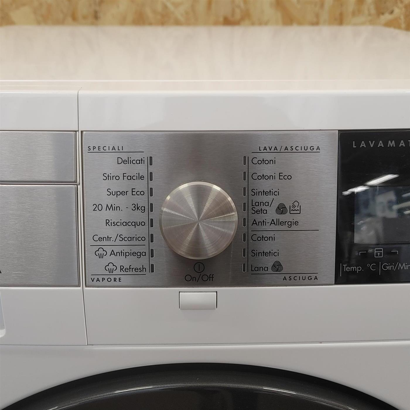 AEG L99695HWD lavasciuga Libera installazione Caricamento frontale Bianco