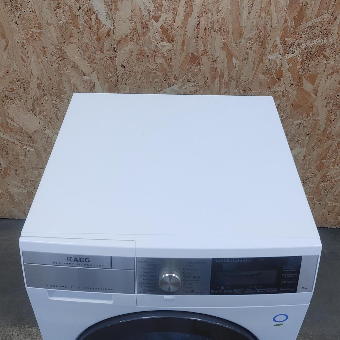 AEG L99695HWD lavasciuga Libera installazione Caricamento frontale Bianco