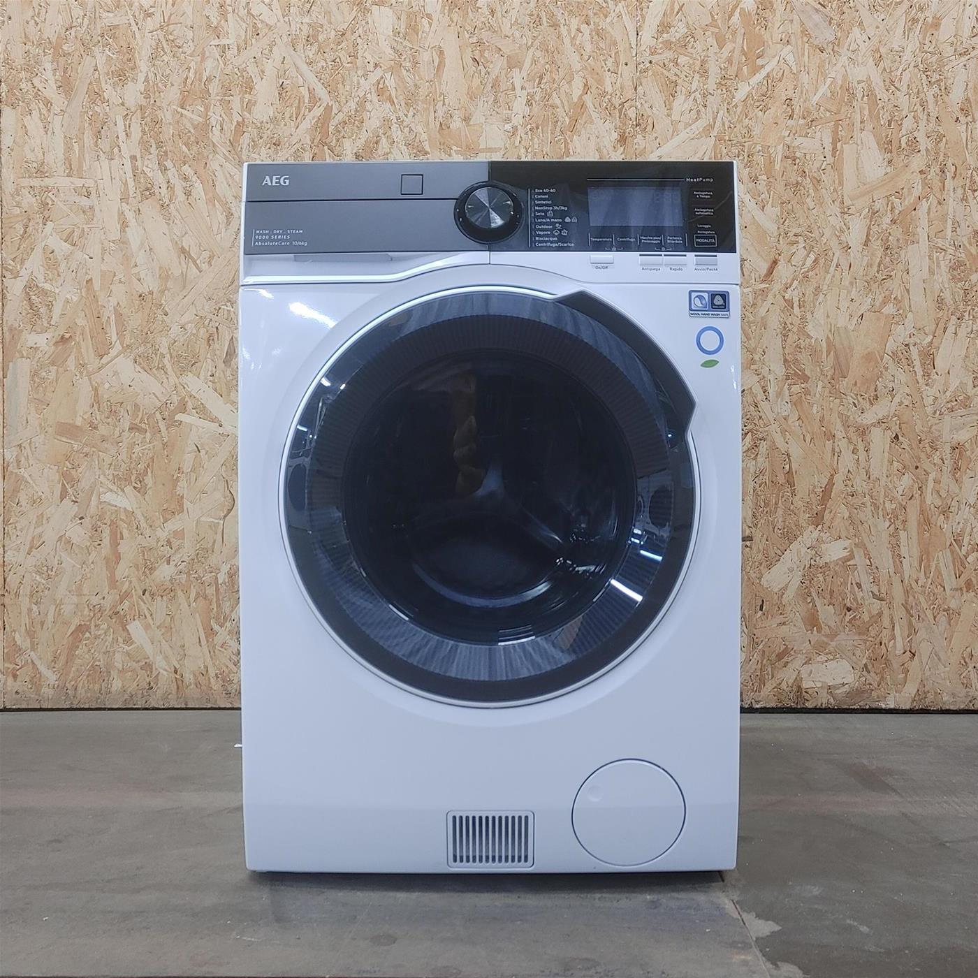 AEG LWR9C166BB lavatrice asciugatrice Libera installazione Carica frontale Bianco C