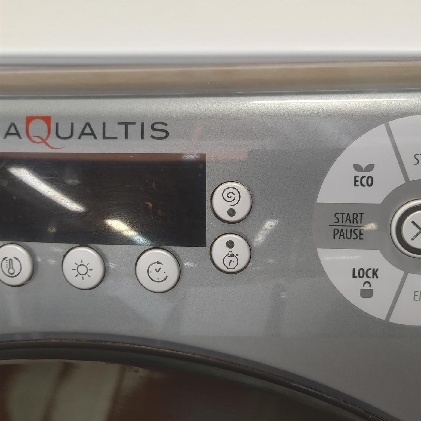 Hotpoint AQD970F 69 lavatrice asciugatrice Libera installazione Carica frontale Argento, Bianco