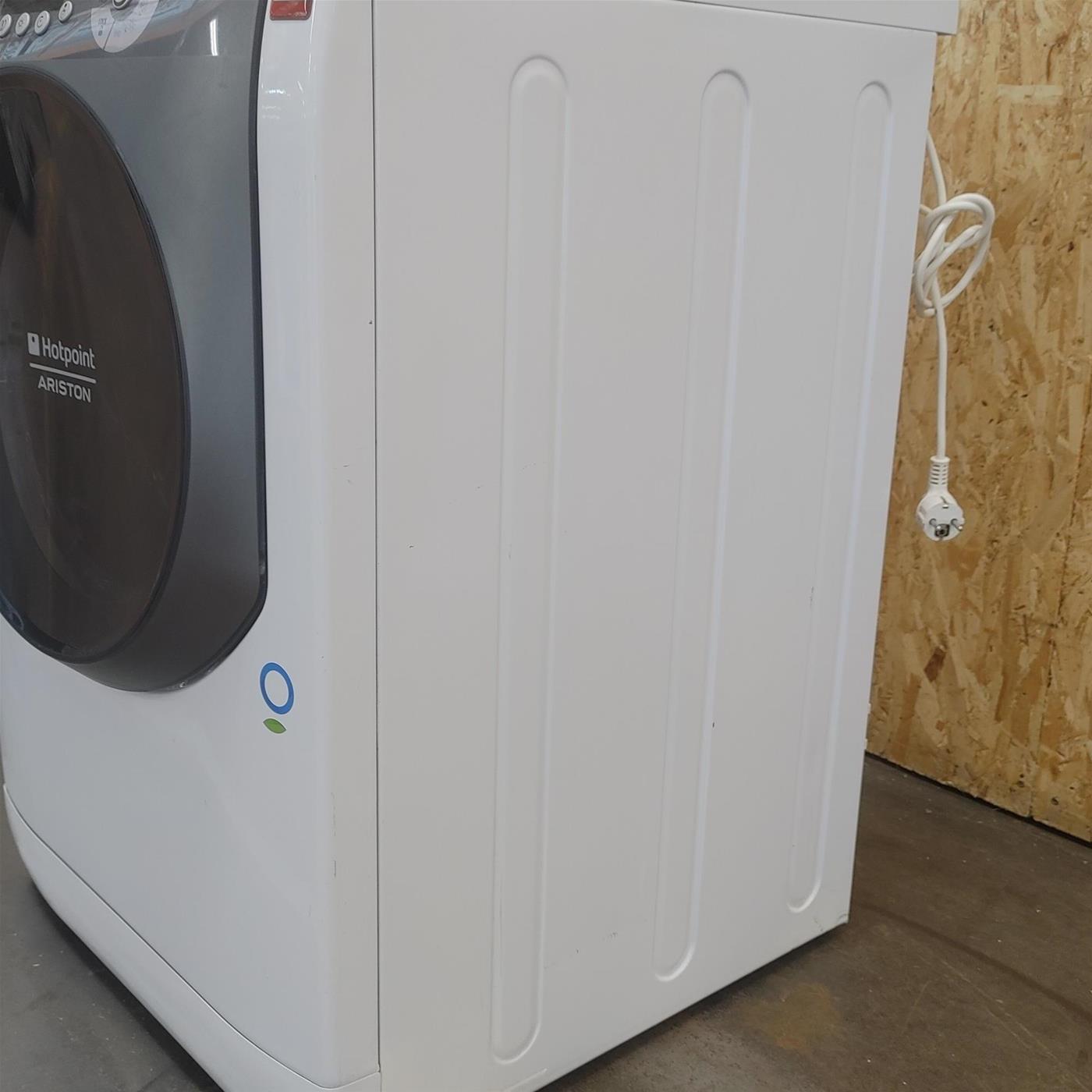 Hotpoint AQD970F 69 lavatrice asciugatrice Libera installazione Carica frontale Argento, Bianco