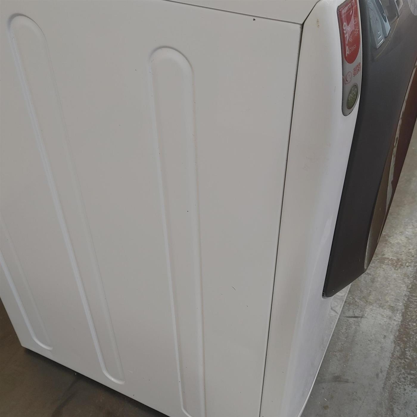 Hotpoint AQD970F 69 lavatrice asciugatrice Libera installazione Carica frontale Argento, Bianco
