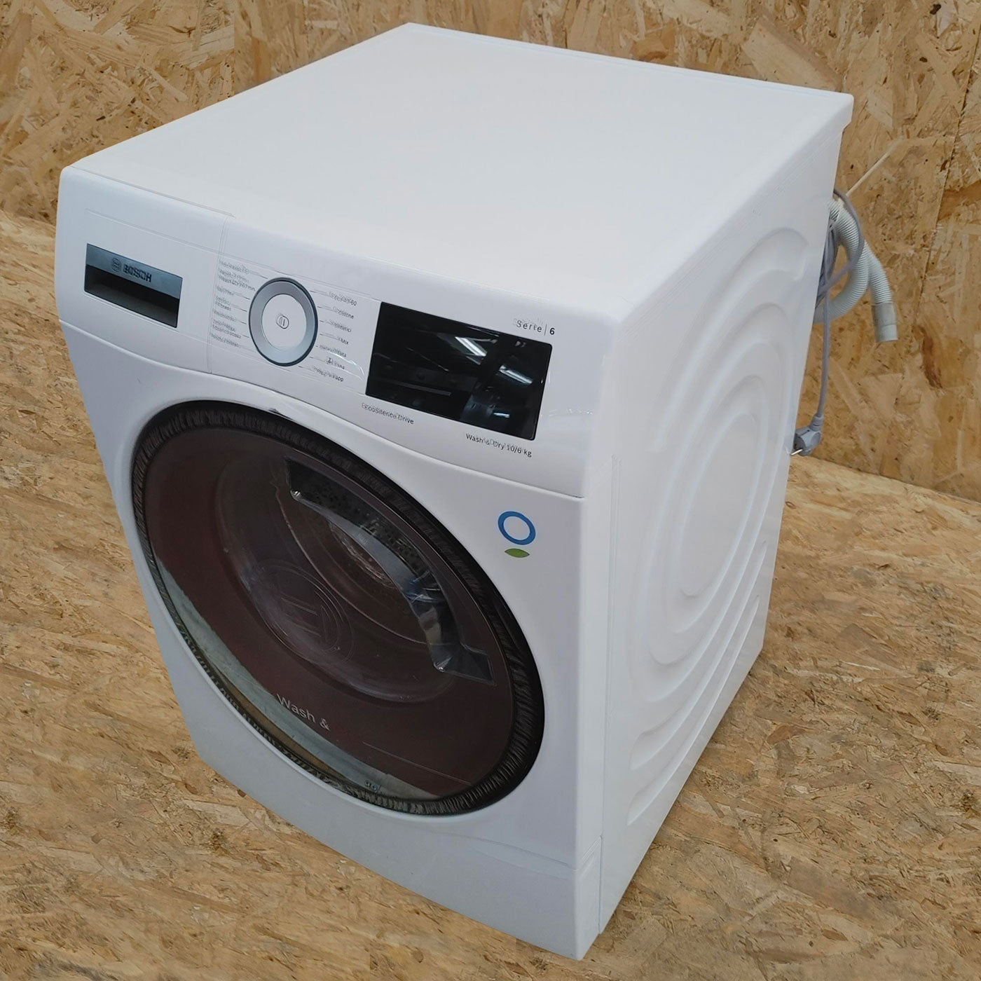 Bosch Serie 6 WDU8H540IT lavasciuga Libera installazione Caricamento frontale Bianco E