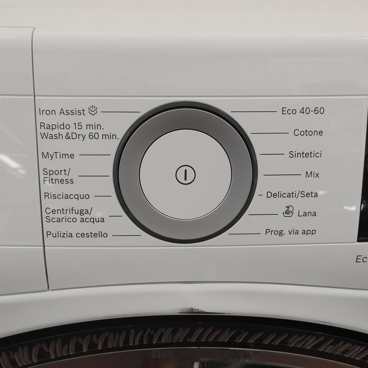 Bosch Serie 6 WDU8H540IT lavasciuga Libera installazione Caricamento frontale Bianco E