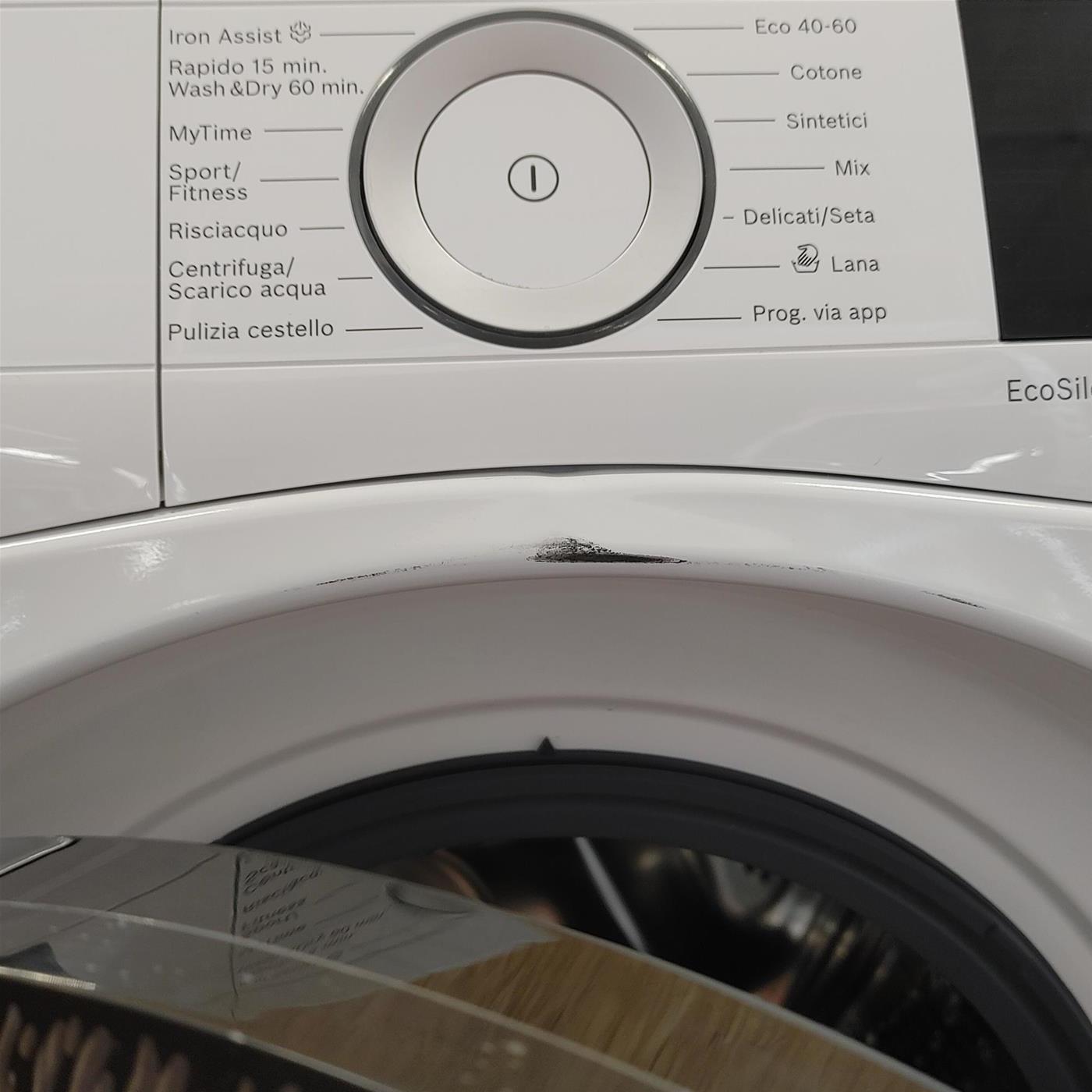 Bosch Serie 6 WDU8H540IT lavasciuga Libera installazione Caricamento frontale Bianco E