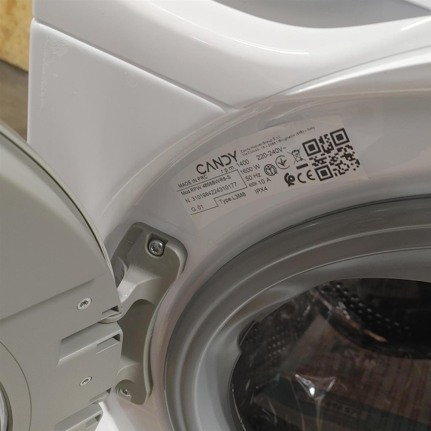 Lavasciuga Candy RapidÓ PRO RPW 4856BWR8-S 8/5 Kg