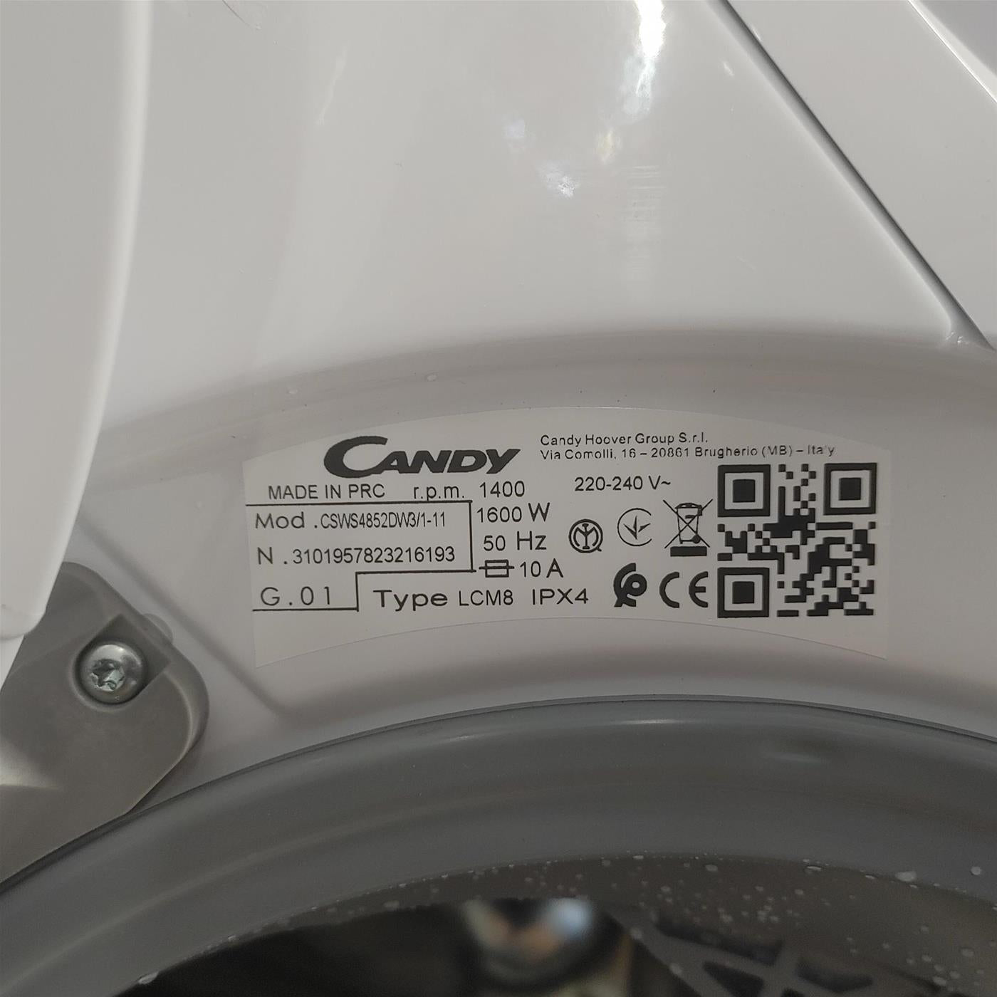 Lavasciuga Slim Candy Smart CSWS4852DW3/1-11 Wi-Fi 8/5 Kg