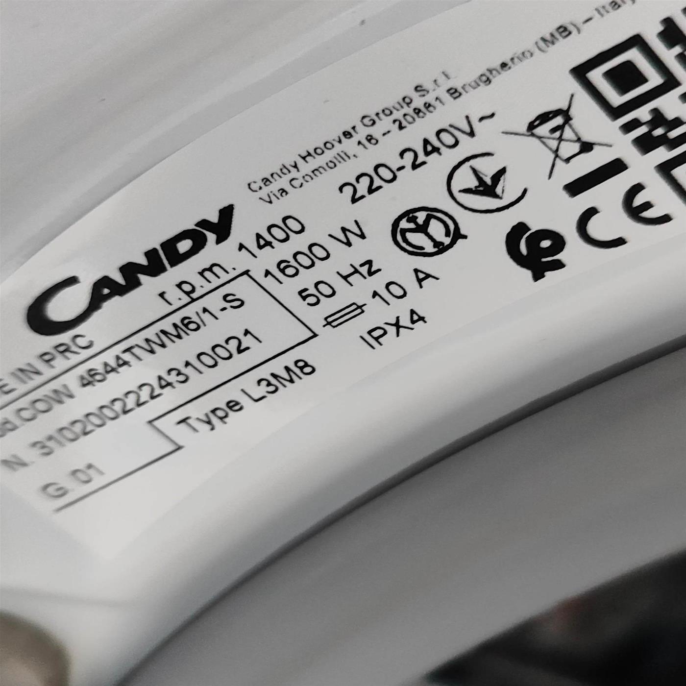 Lavasciuga Slim Candy Smart Pro COW 4644TWM6/1-S Inverter Wi-Fi 6/4 Kg