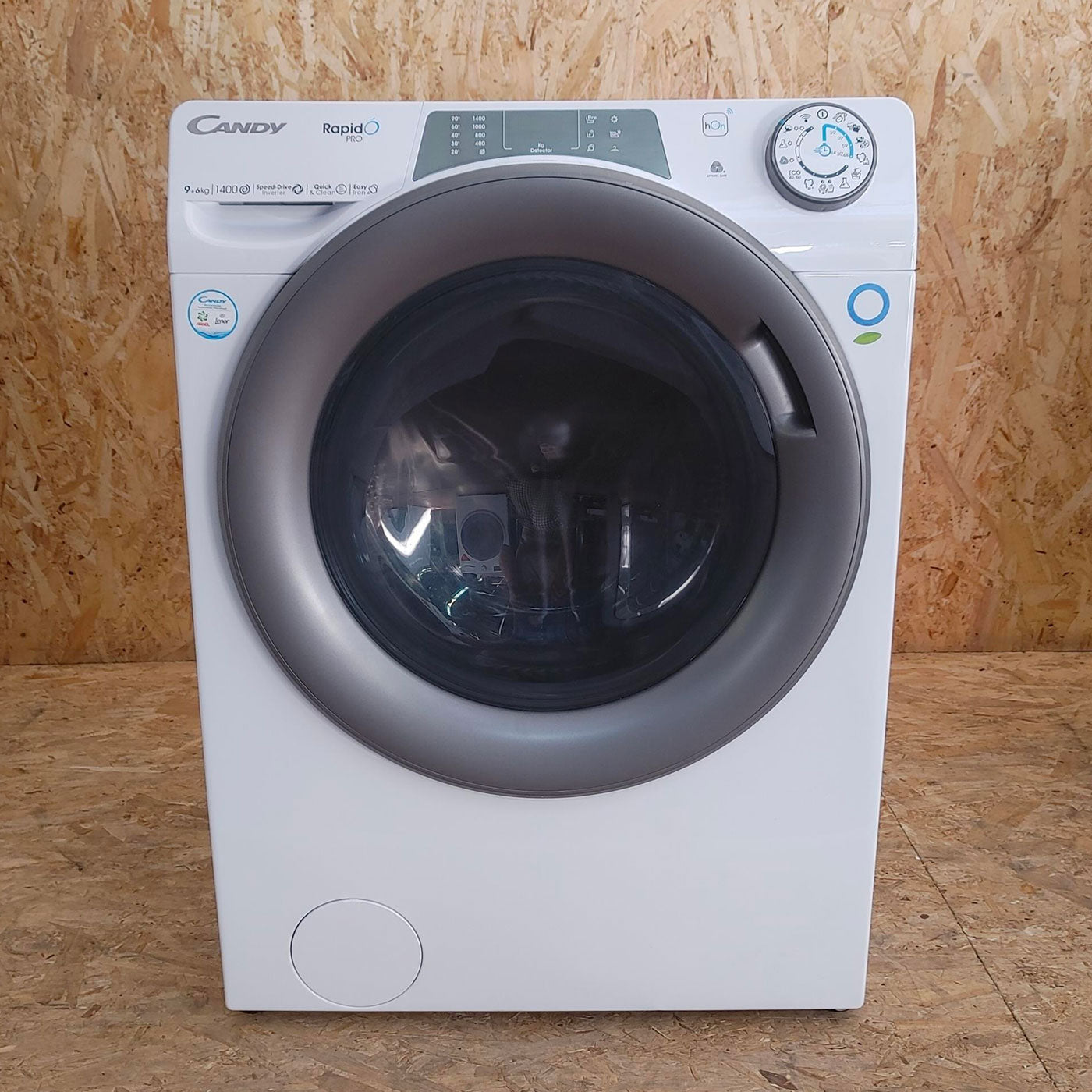 Candy RapidÓ PRO RPW4966BWMR/1-S lavasciuga Libera installazione Caricamento frontale Bianco D