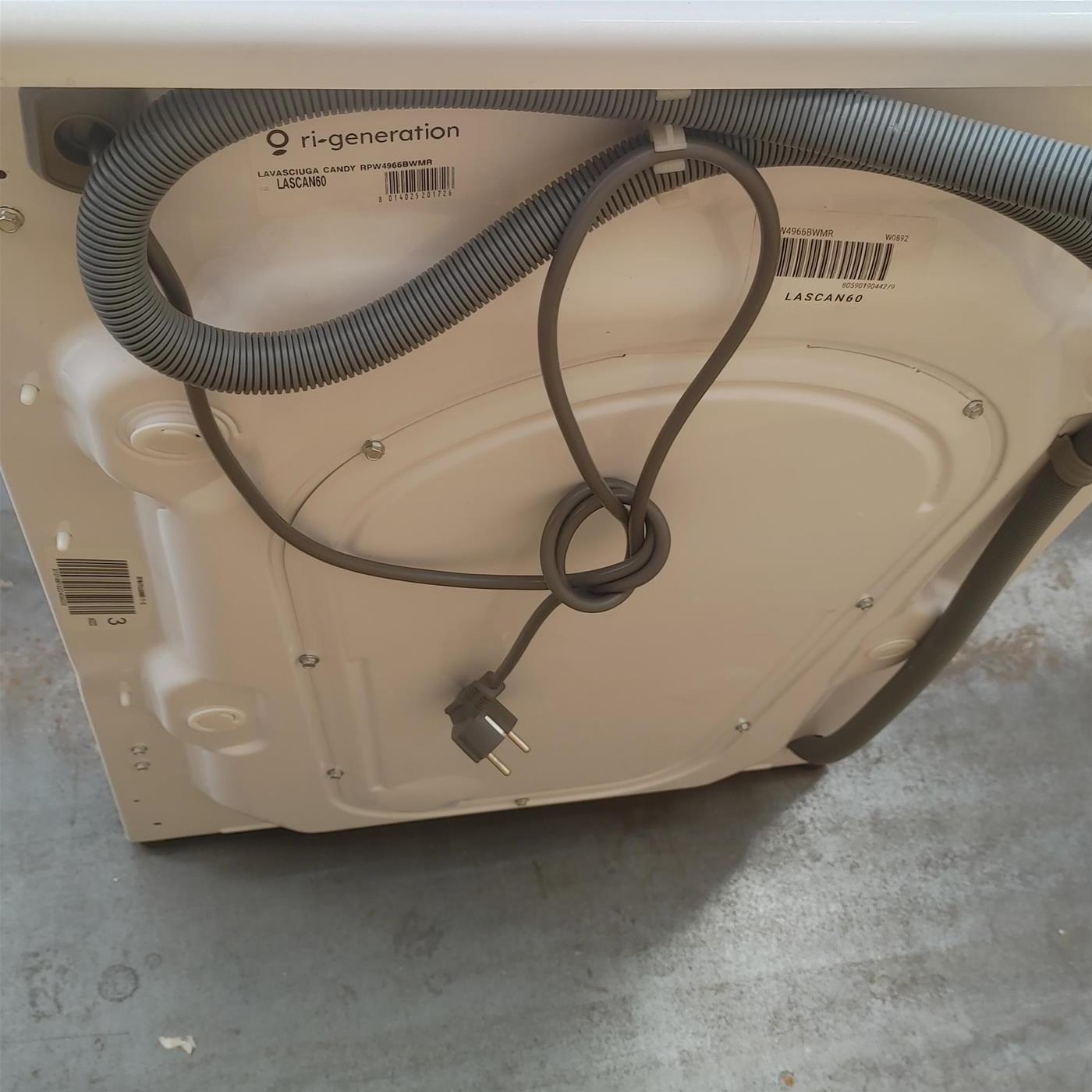 Lavasciuga Candy RapidÓ PRO RPW4966BWMR/1-S, Classe D