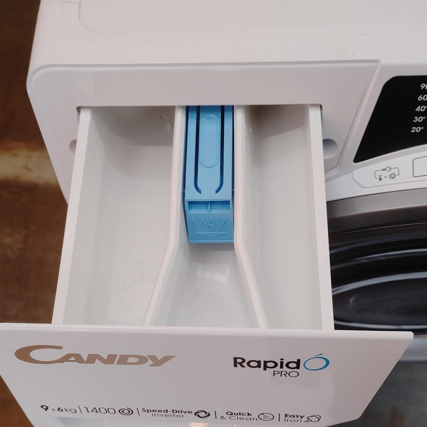Lavasciuga Candy RapidÓ PRO RPW4966BWMR/1-S, Classe D