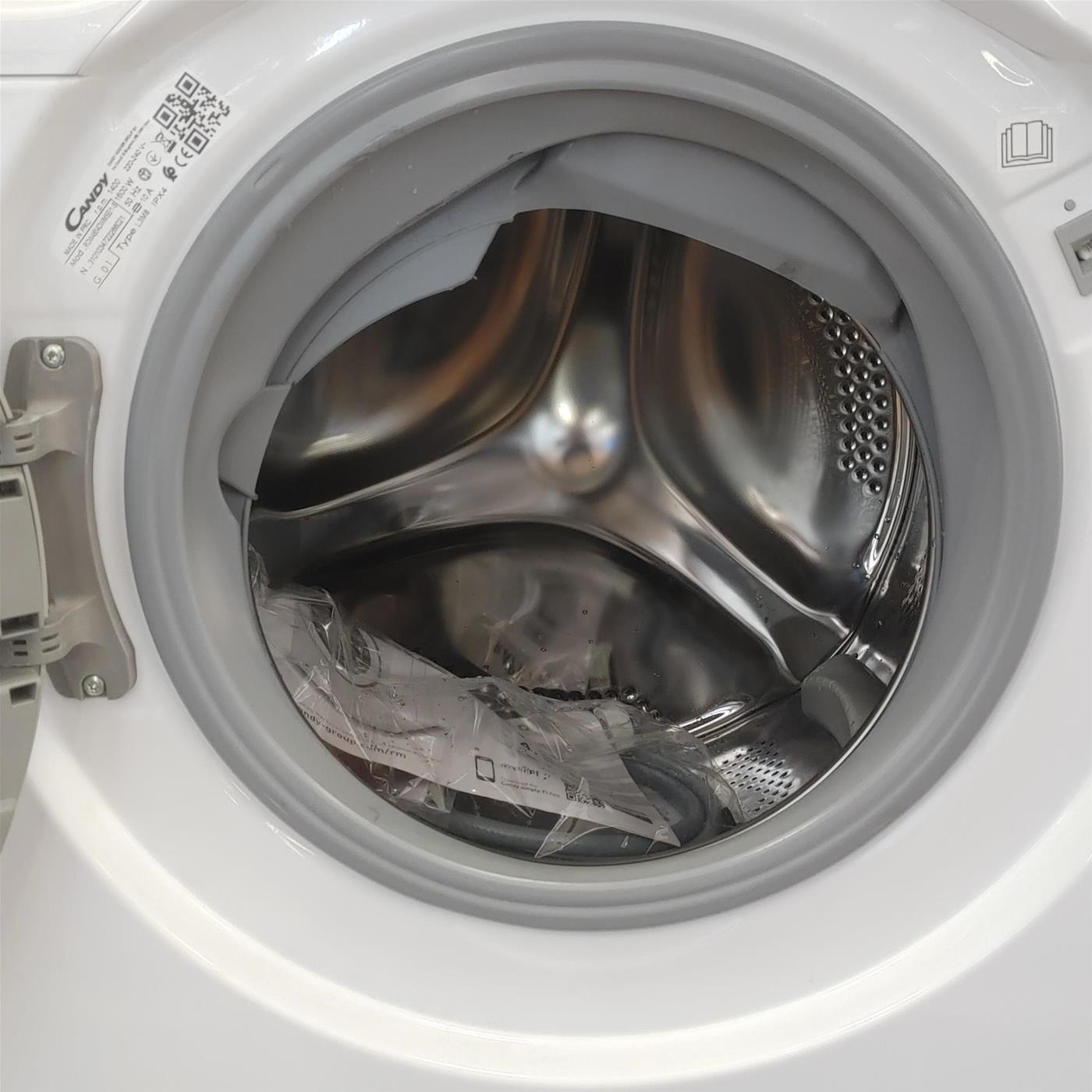 Candy RapidÓ ROW4854DWMSE/1-S lavatrice asciugatrice Libera installazione Carica frontale Bianco D