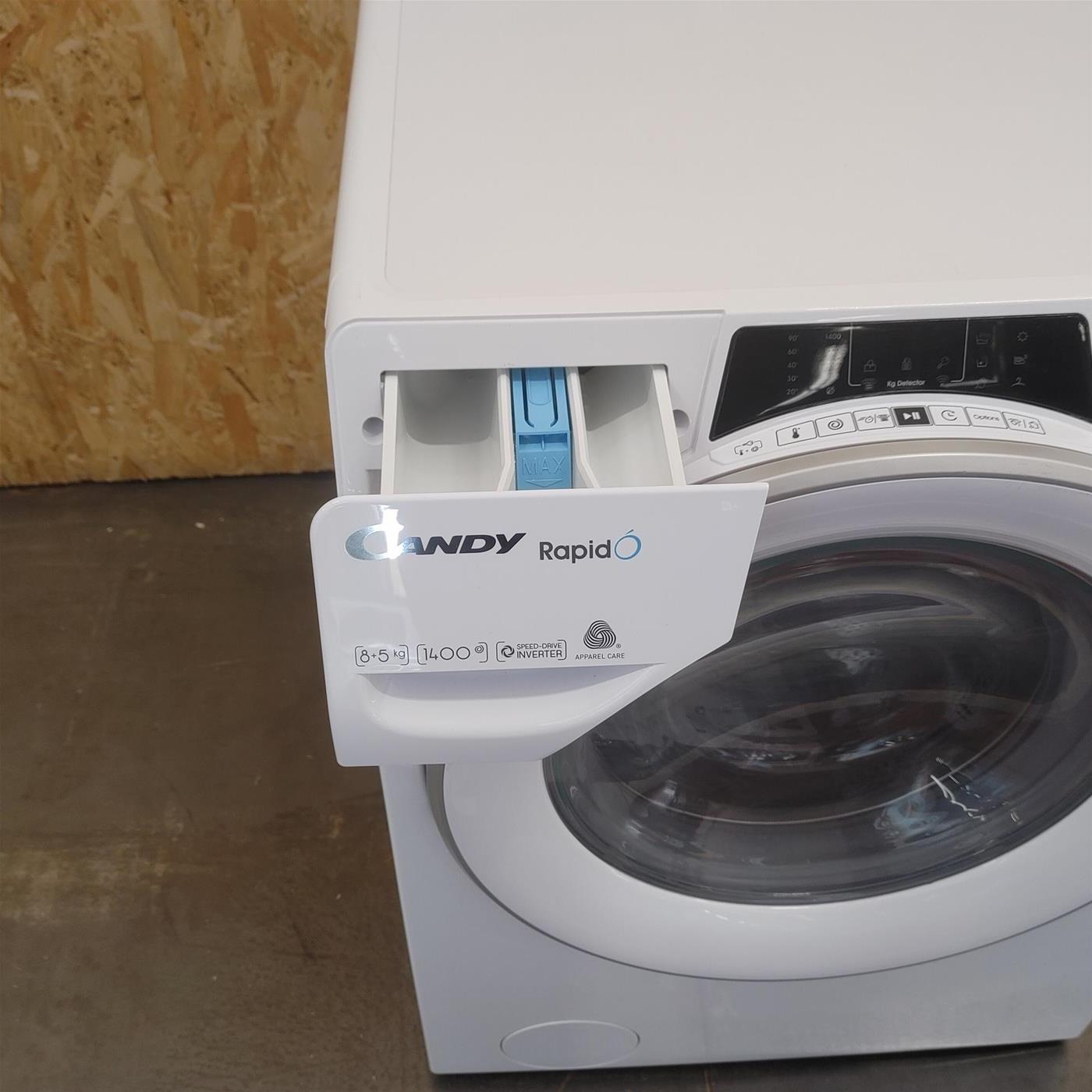 Candy RapidÓ ROW4854DWMSE/1-S lavatrice asciugatrice Libera installazione Carica frontale Bianco D