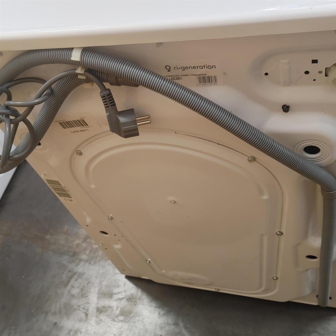 Lavasciuga Candy Smart CSWS4852DE/1-11 Libera Installazione Caricamento Frontale Bianco E