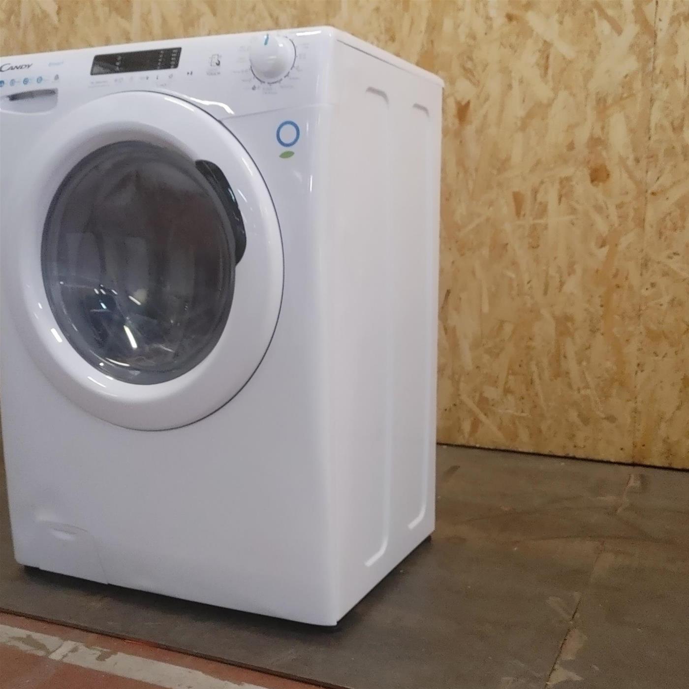 Candy Smart CSWS 4852DE/1-11 lavasciuga Libera installazione Caricamento frontale Bianco E