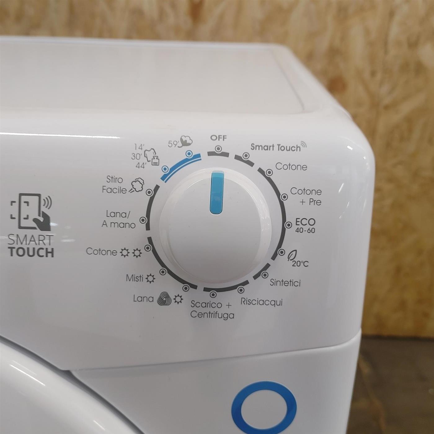 Candy Smart CSWS 4852DE/1-11 lavasciuga Libera installazione Caricamento frontale Bianco E