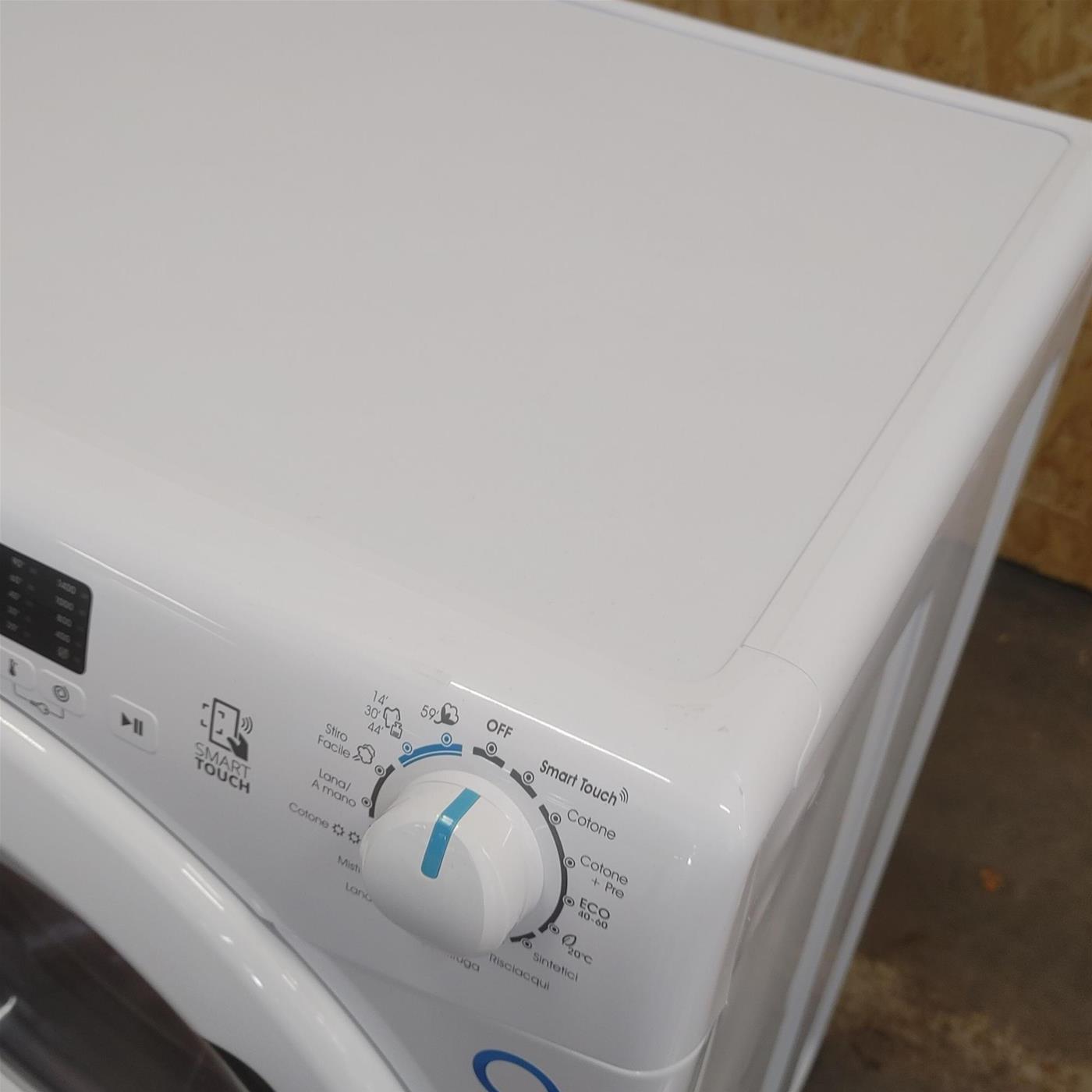Candy Smart CSWS 4852DE/1-11 lavasciuga Libera installazione Caricamento frontale Bianco E