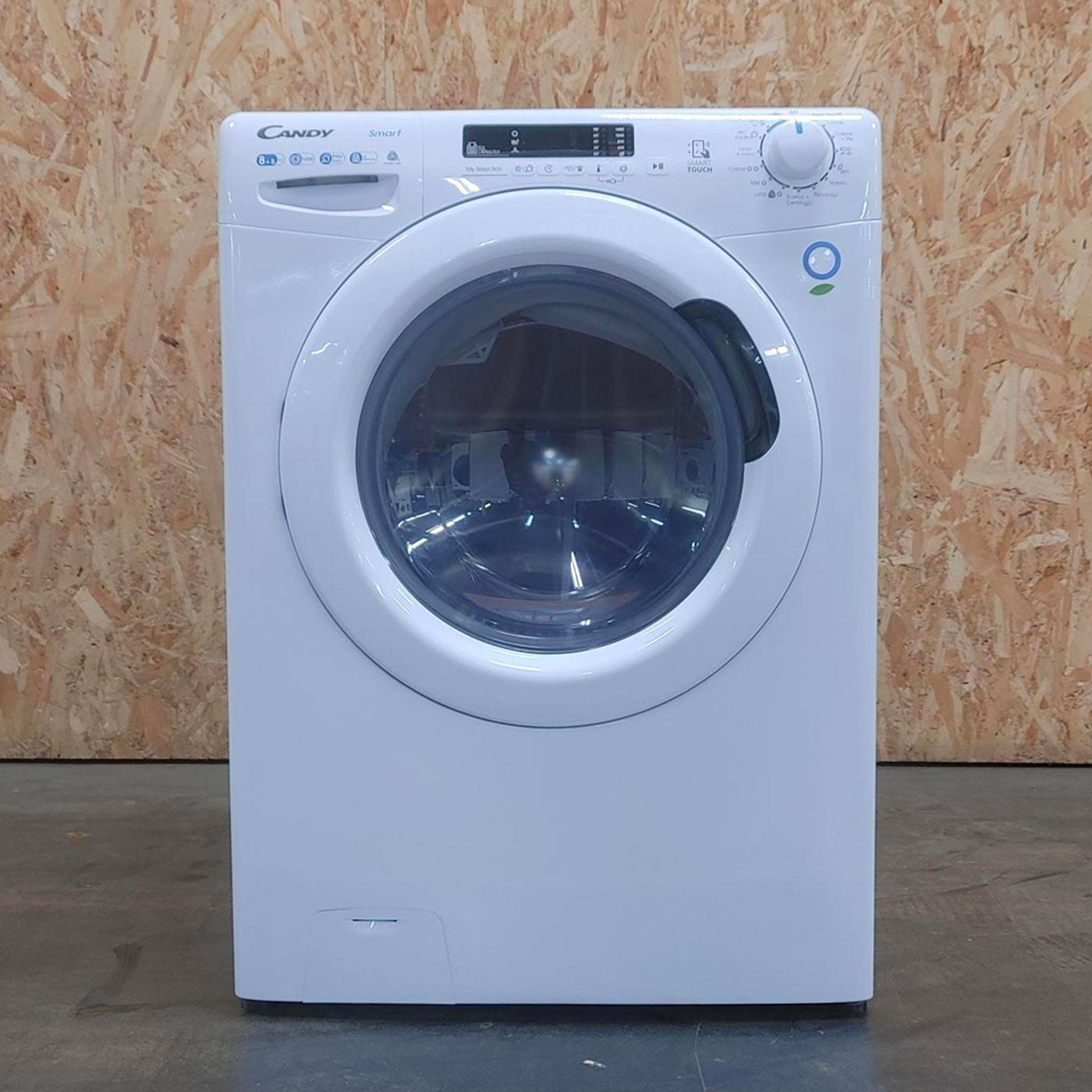 Candy Smart CSWS 4852DE/1-11 lavasciuga Libera installazione Caricamento frontale Bianco E