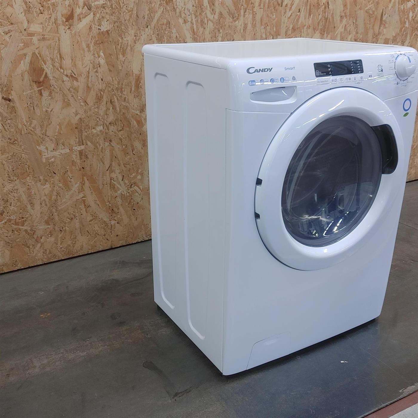 Candy Smart CSWS 4852DE/1-11 lavasciuga Libera installazione Caricamento frontale Bianco E