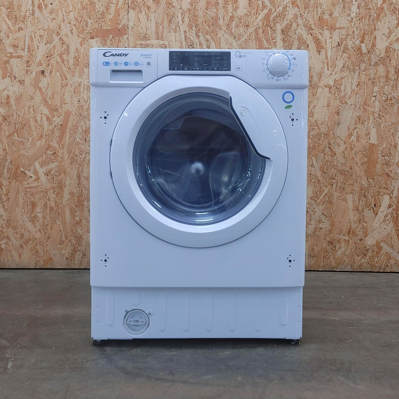 Candy Smart Inverter CBDO485TWME/1-S lavasciuga Da incasso Caricamento frontale Bianco D