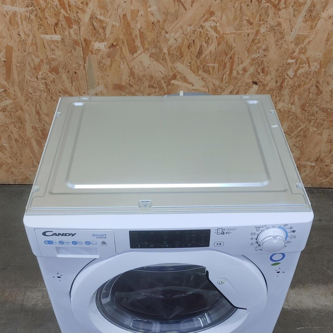 Candy Smart Inverter CBDO485TWME/1-S lavasciuga Da incasso Caricamento frontale Bianco D