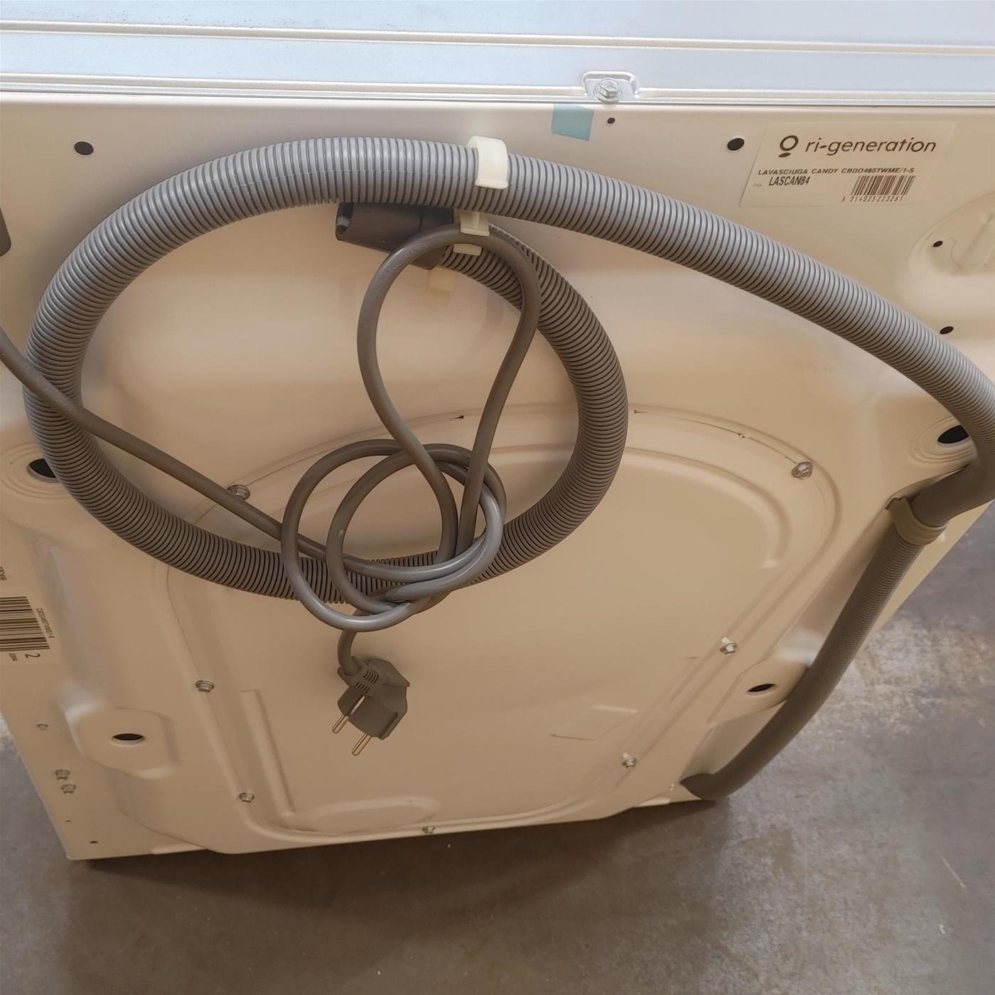 Candy Smart Inverter CBDO485TWME/1-S lavasciuga Da incasso Caricamento frontale Bianco D