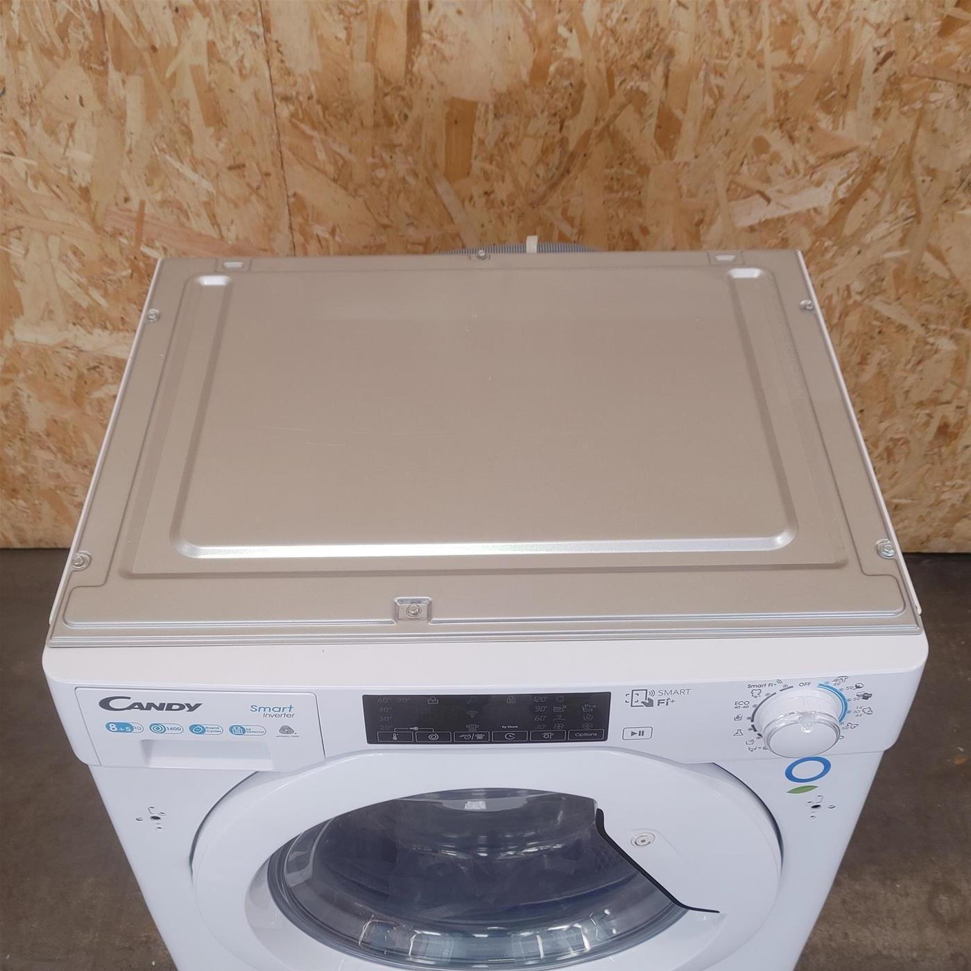 Candy Smart Inverter CBDO485TWME/1-S lavasciuga Da incasso Caricamento frontale Bianco D