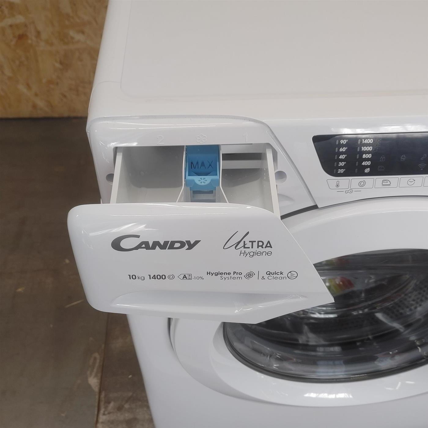 Lavatrice Candy HES14104TWM6/1-S Carica frontale 10 kg 1400 giri Bianco