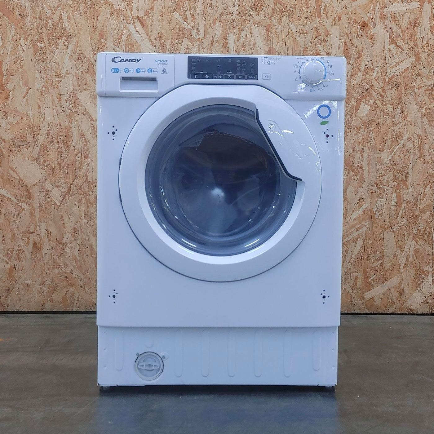 Candy Smart Inverter CBDO485TWME/1-S lavasciuga Da incasso Caricamento frontale Bianco D