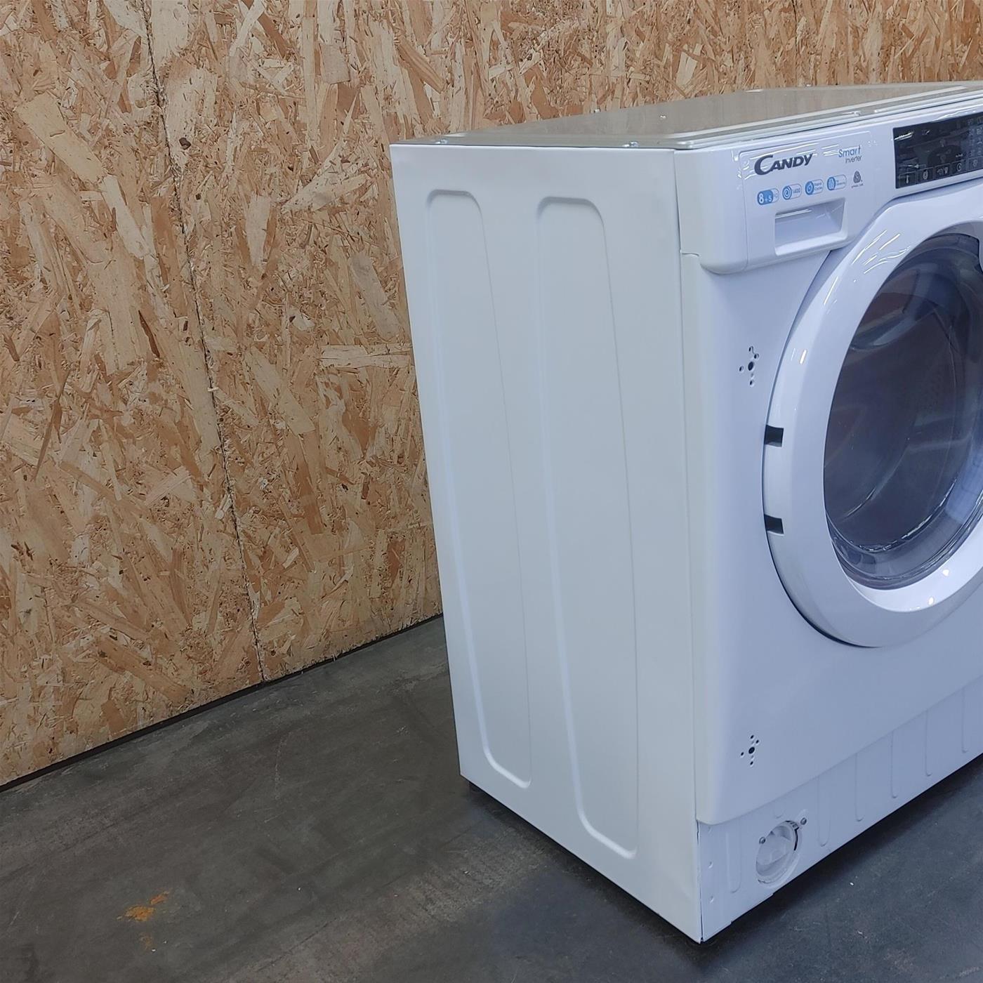 Candy Smart Inverter CBDO485TWME/1-S lavasciuga Da incasso Caricamento frontale Bianco D