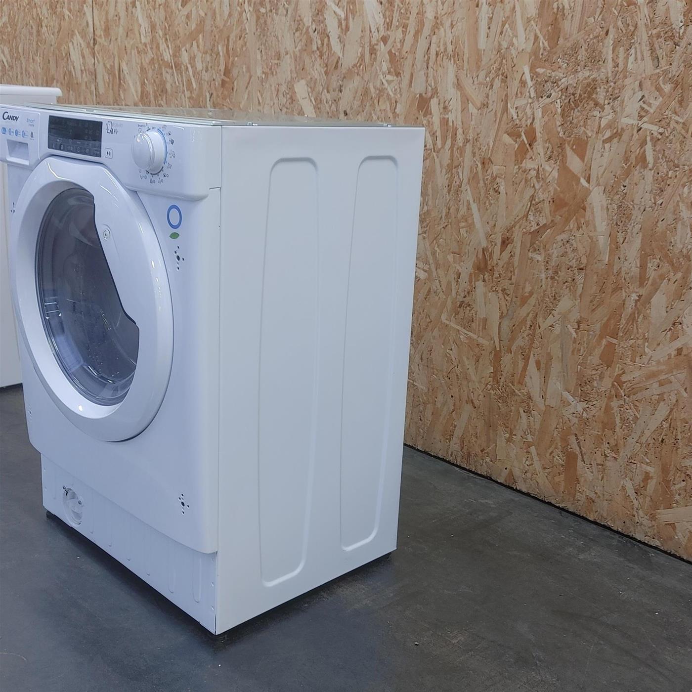 Candy Smart Inverter CBDO485TWME/1-S lavasciuga Da incasso Caricamento frontale Bianco D