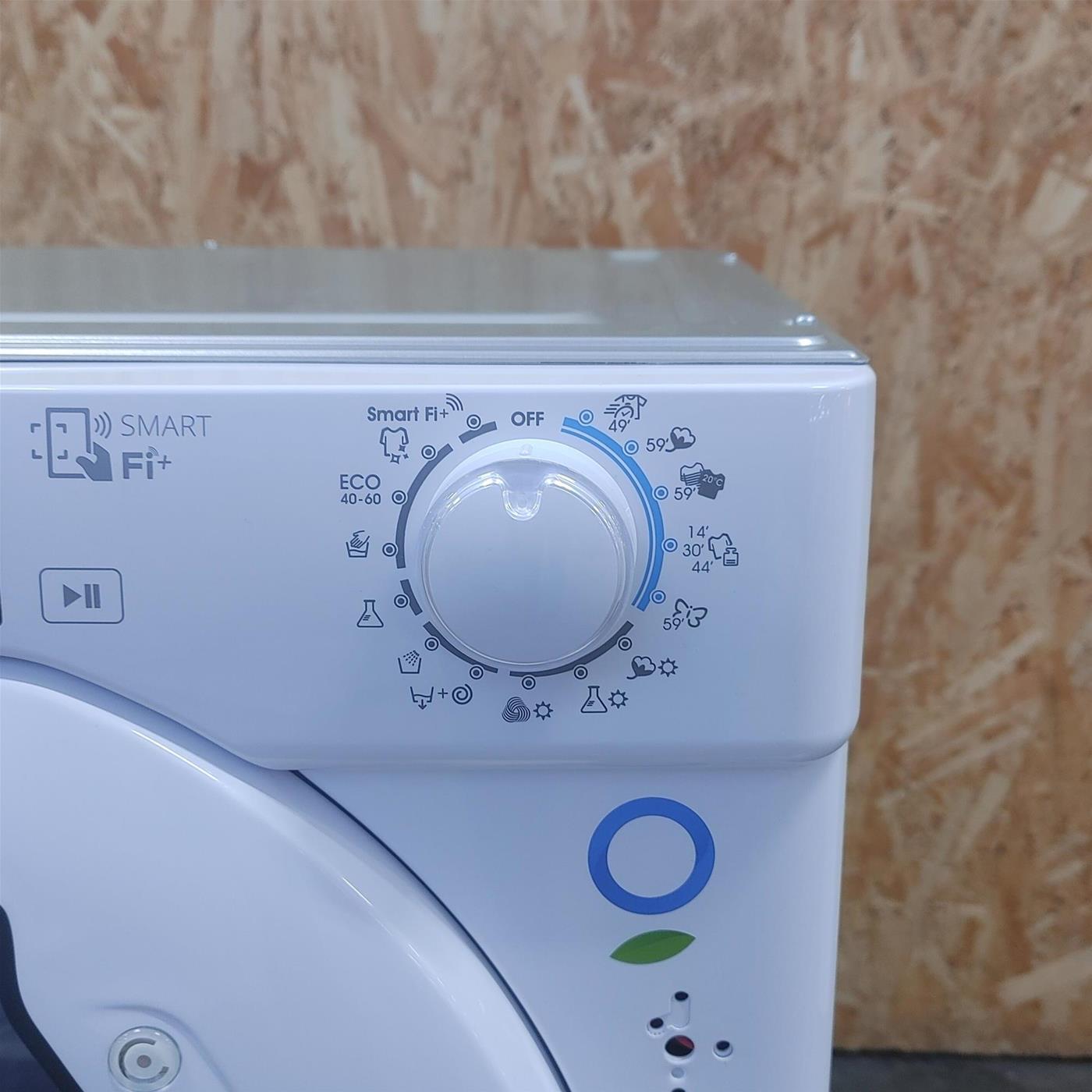 Candy Smart Inverter CBDO485TWME/1-S lavasciuga Da incasso Caricamento frontale Bianco D