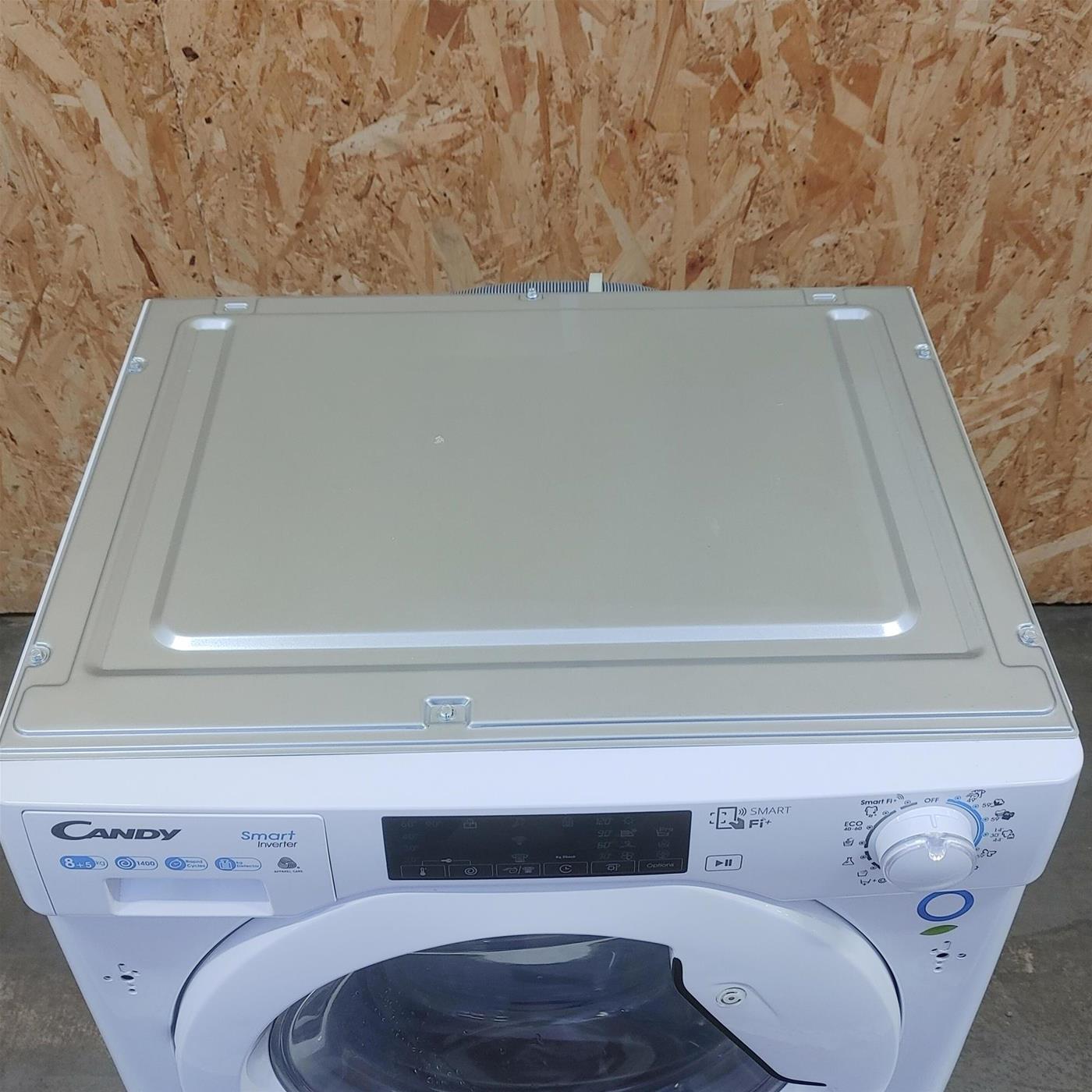 Candy Smart Inverter CBDO485TWME/1-S lavasciuga Da incasso Caricamento frontale Bianco D