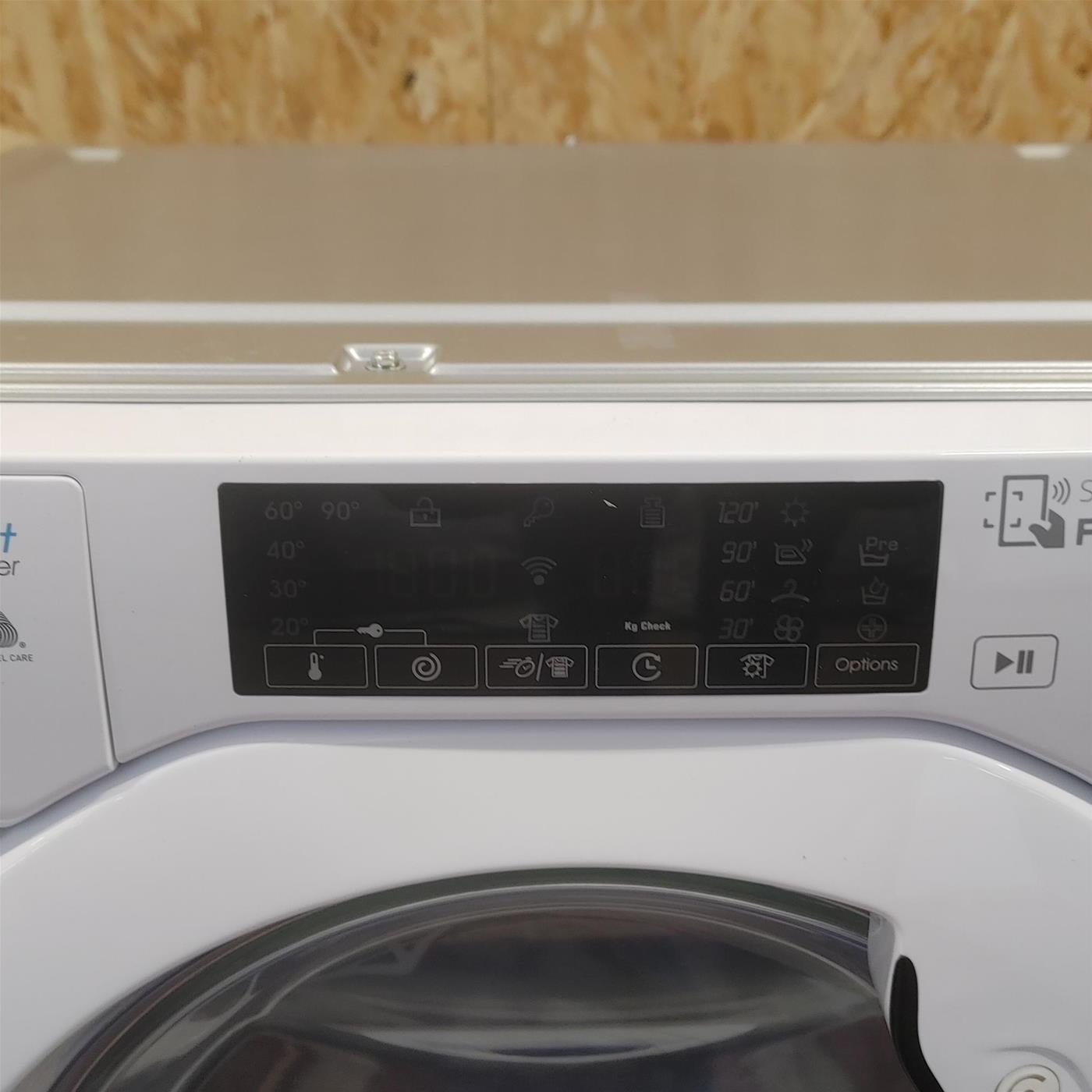 Candy Smart Inverter CBDO485TWME/1-S lavasciuga Da incasso Caricamento frontale Bianco D