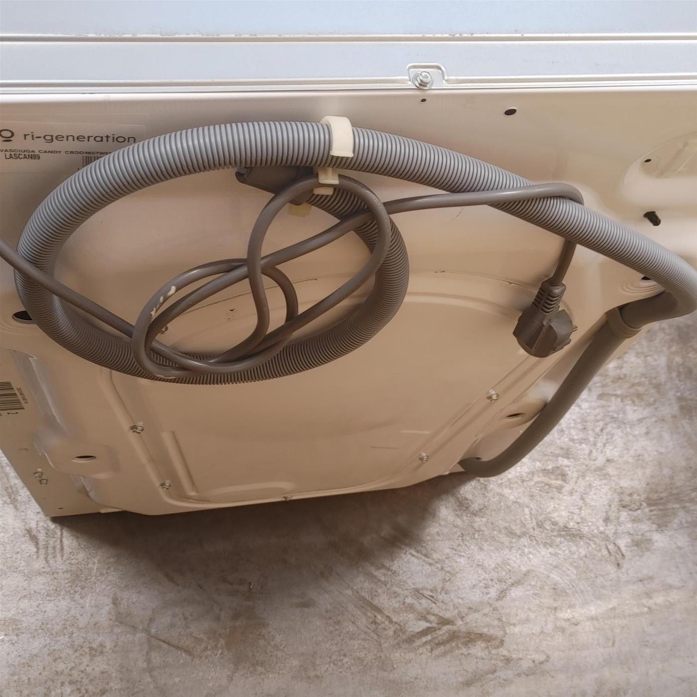 Candy Smart Inverter CBDO485TWME/1-S lavasciuga Da incasso Caricamento frontale Bianco D