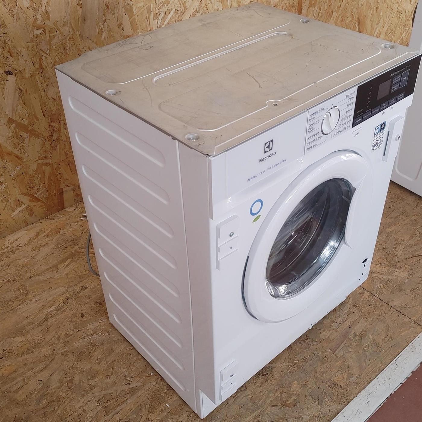 Lavasciuga Electrolux EW7W474BI Da Incasso Caricamento Frontale Bianco E