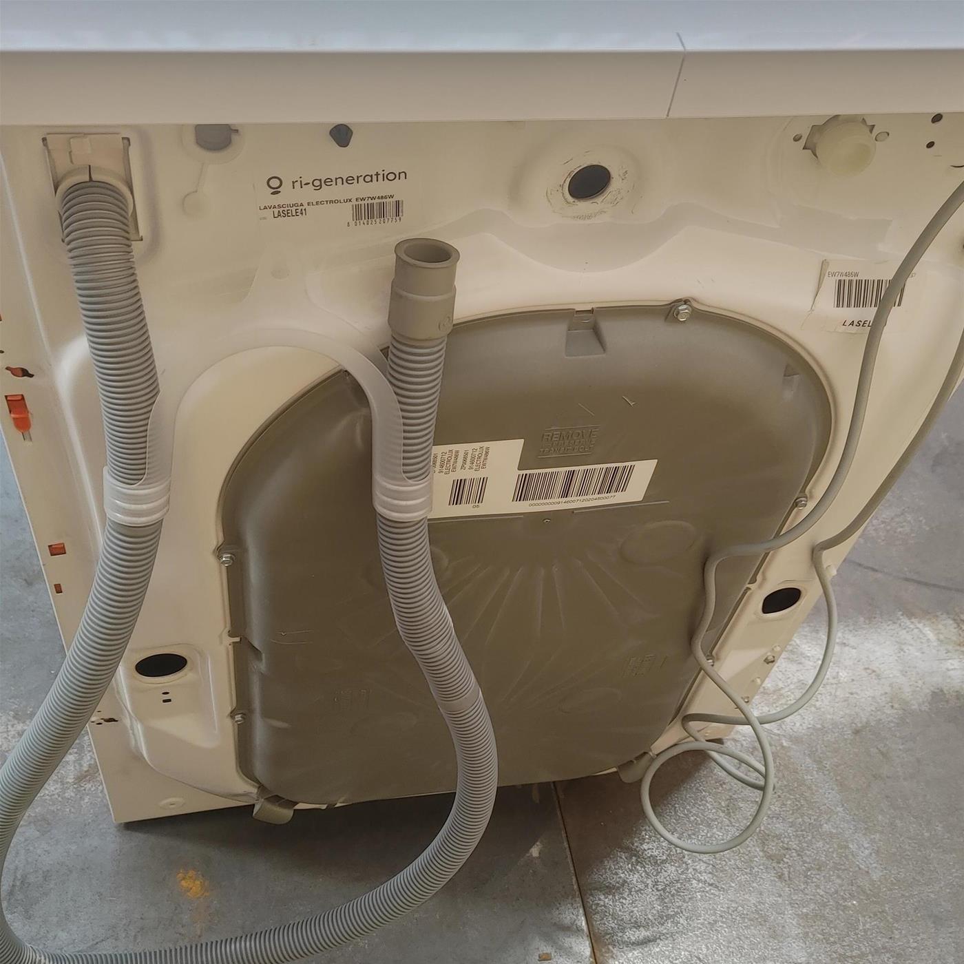 Electrolux EW7W4862LB lavasciuga Libera installazione Caricamento frontale Bianco E