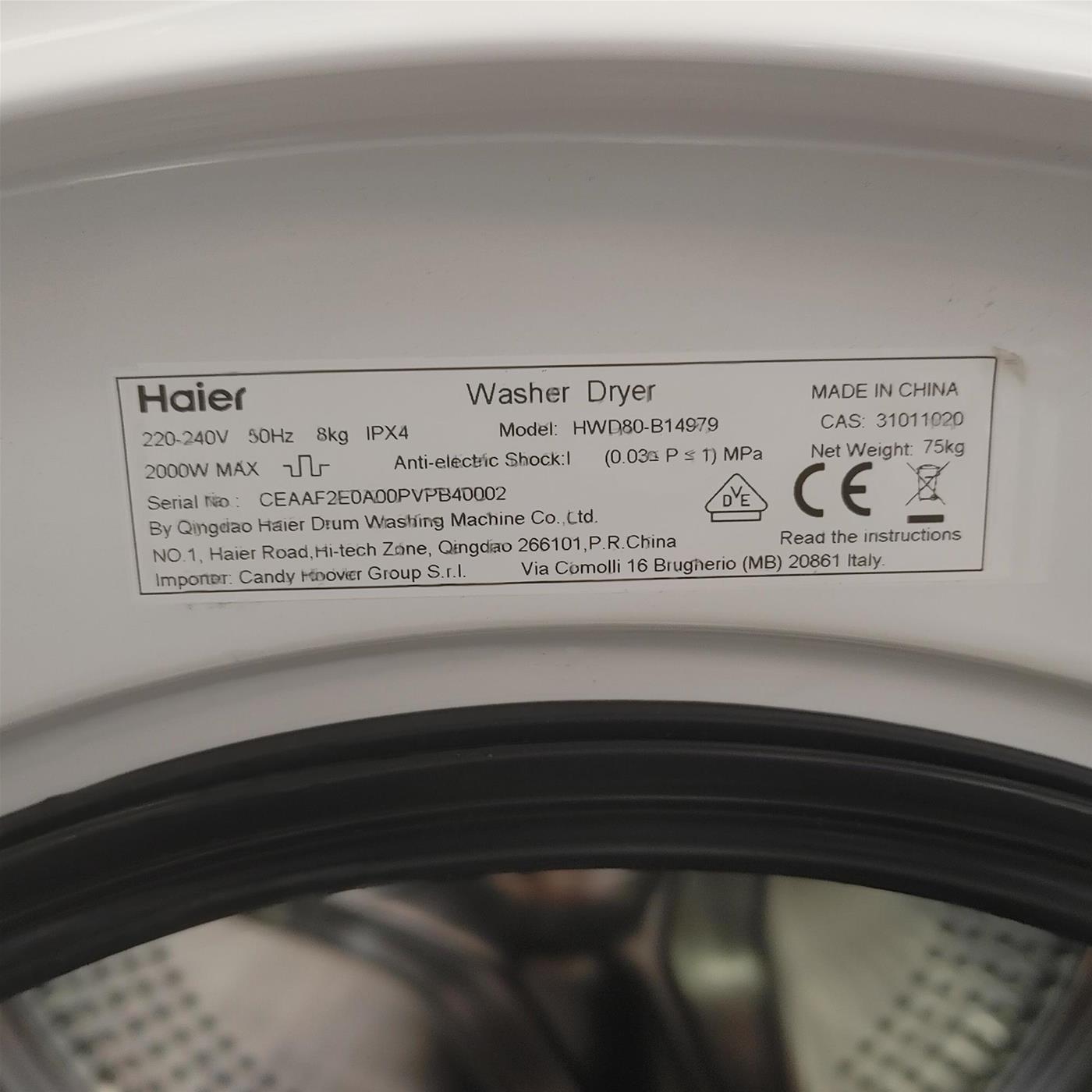 Lavasciuga Haier I-Pro Series 7 HWD80-B14979 8/5 Kg
