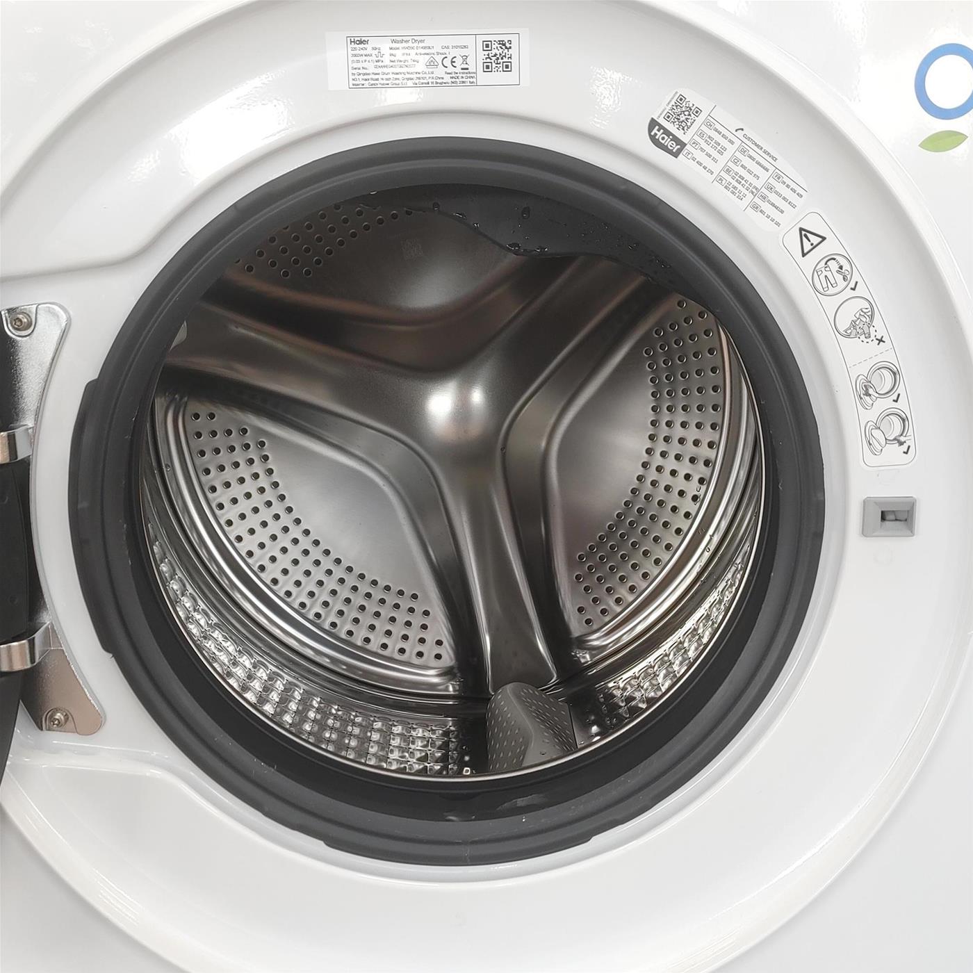 Haier I-Pro Series 5 HWD90-B14959U1 lavasciuga Libera installazione Caricamento frontale Bianco D