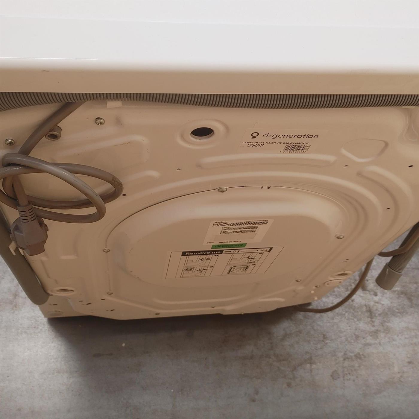 Haier I-Pro Series 5 HWD90-B14959U1 lavasciuga Libera installazione Caricamento frontale Bianco D