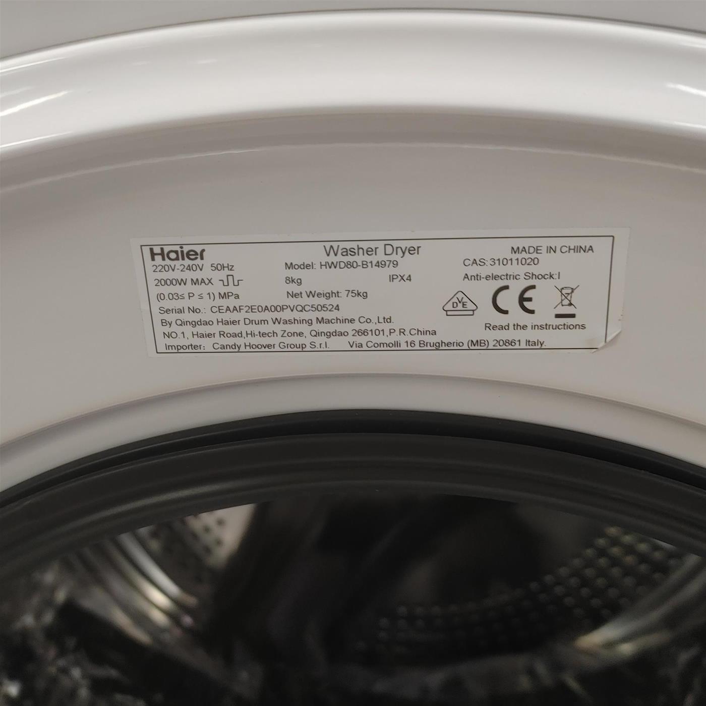 Lavasciuga Haier I-Pro Series 7 HWD80-B14979 8/5 Kg