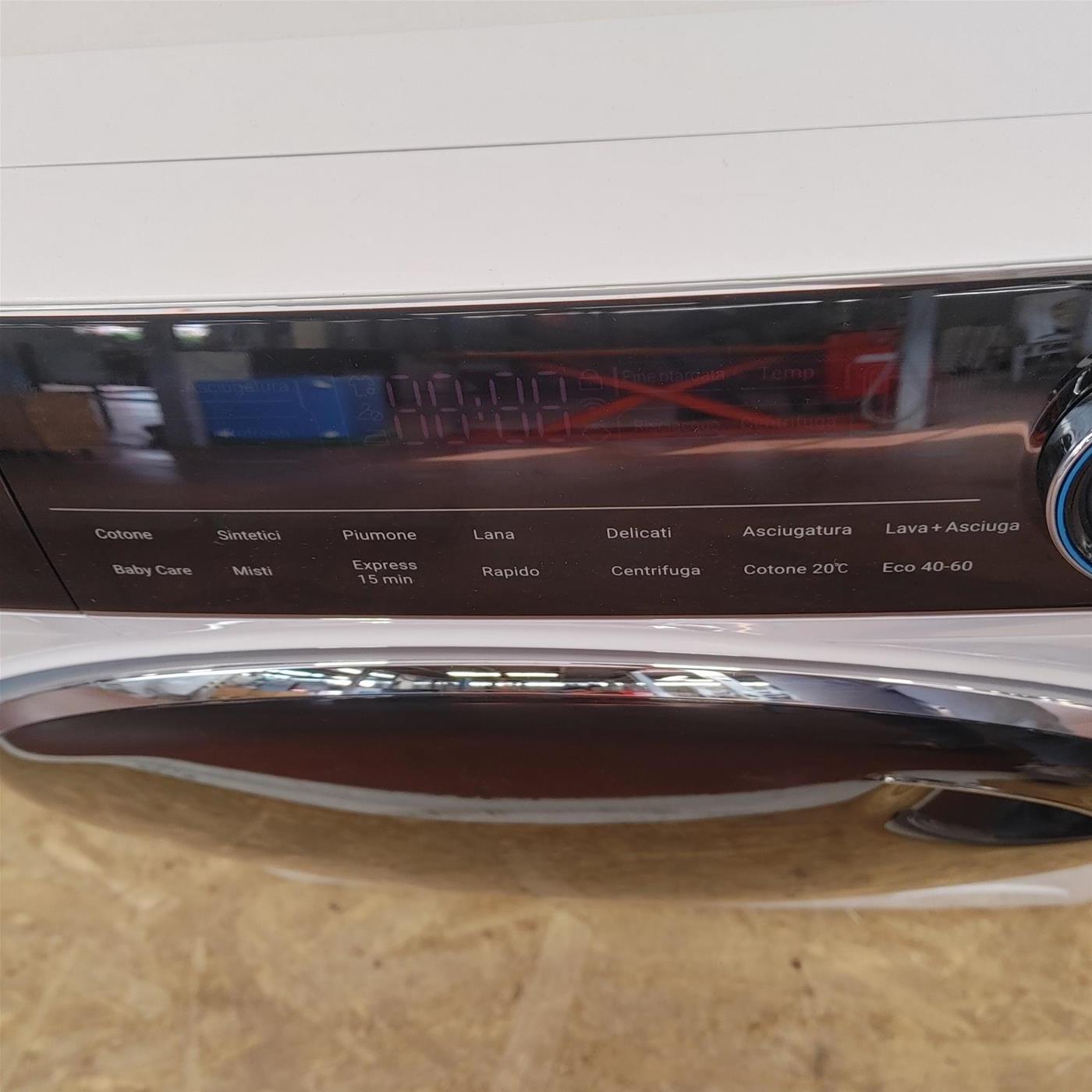 Haier I-Pro Series 7 lavasciuga Libera installazione Caricamento frontale Bianco D