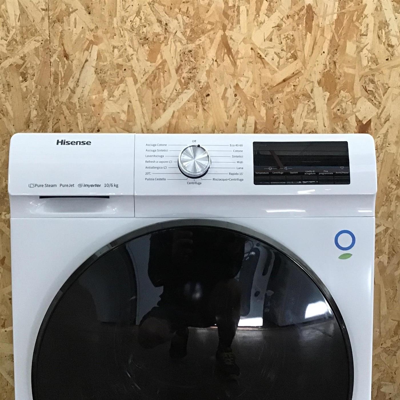 Lavasciuga Hisense WDQA1014EVJM Classe A Inverter 10/6 Kg