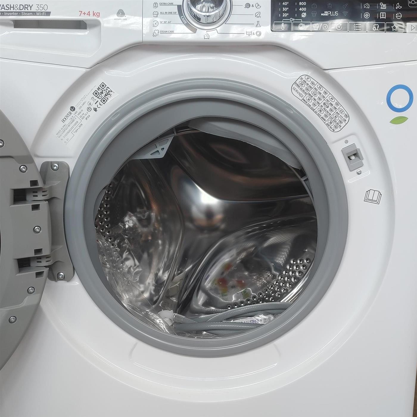Hoover H-WASH&DRY 350 H3DPS4746TAMB5-S lavatrice asciugatrice 7/4 Kg, Classe E