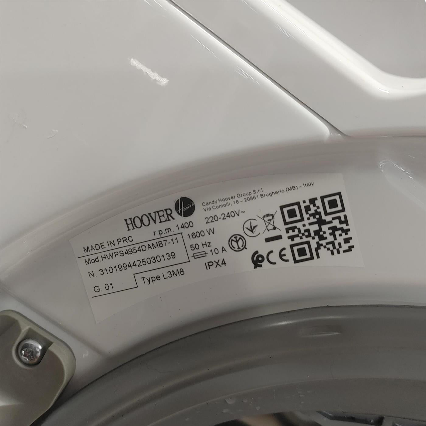 Lavasciuga Hoover LINK PRO HWPS4954DAMB7-11 Classe A 9/5 Kg