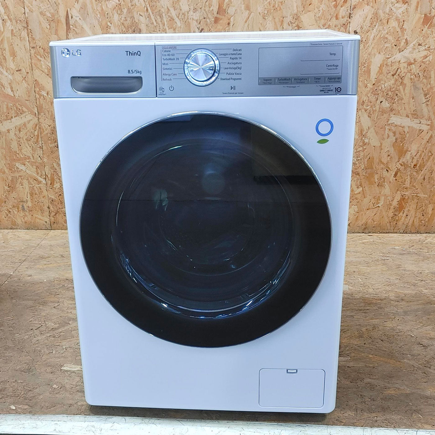 Lavasciuga LG F2DV9S8H2E Libera installazione Caricamento frontale Bianco E