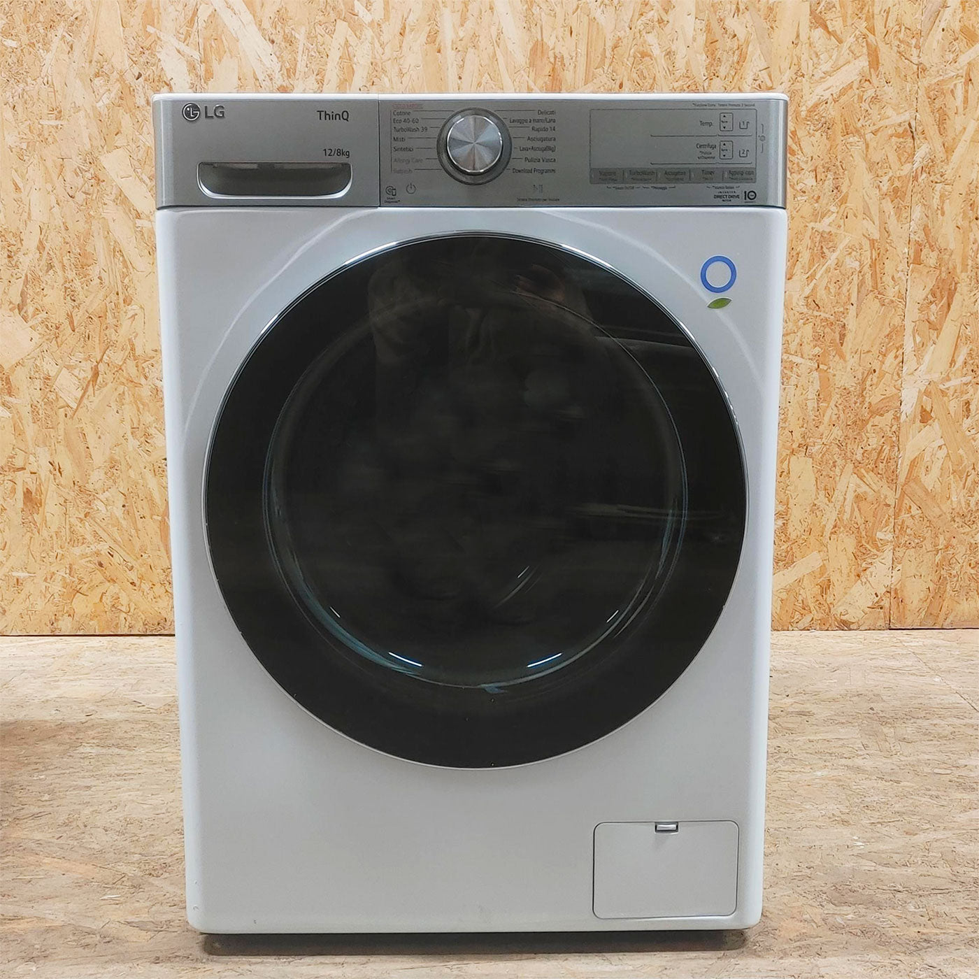 LG F4DV912H2EA lavasciuga Libera installazione Caricamento frontale Nero, Bianco E