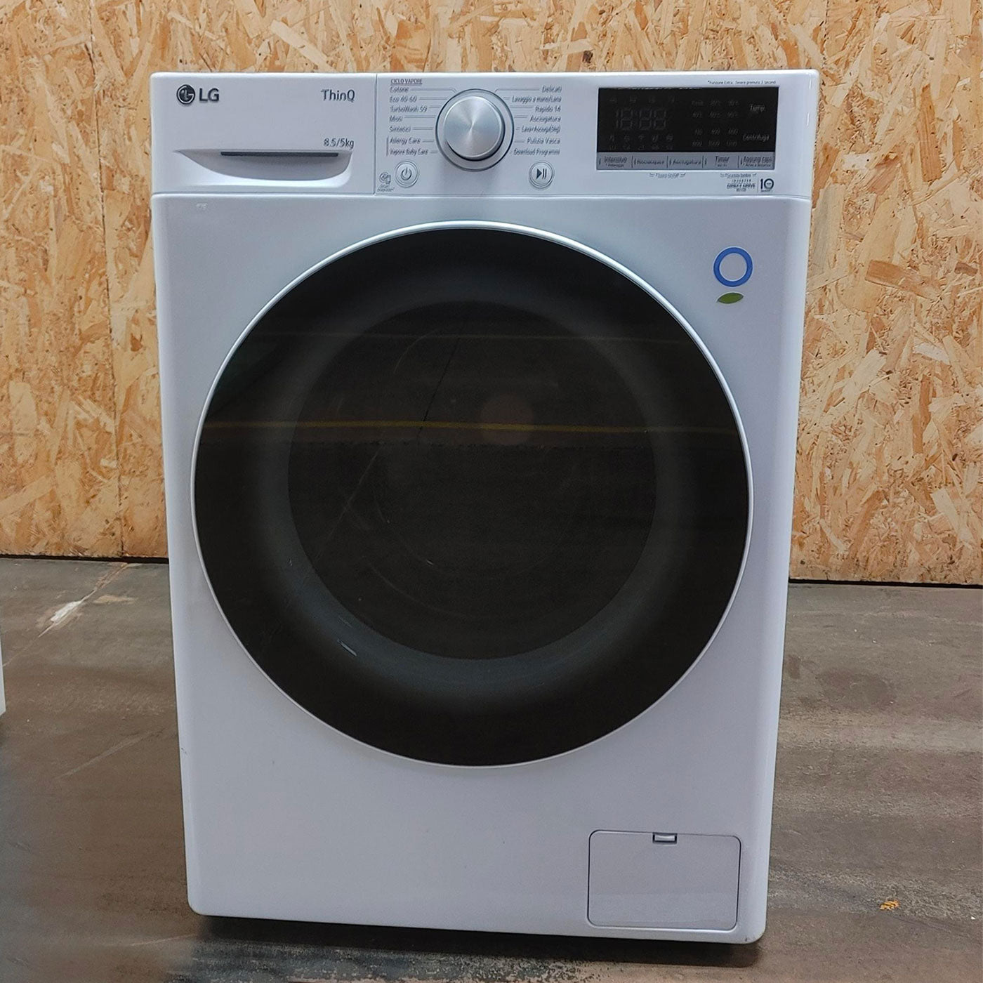 LG F4DV710H2SE Lavasciuga Intelligente AIDD 10,5/7 kg Vapore TurboWash 360 1400 Giri/min Carica frontale Classe E