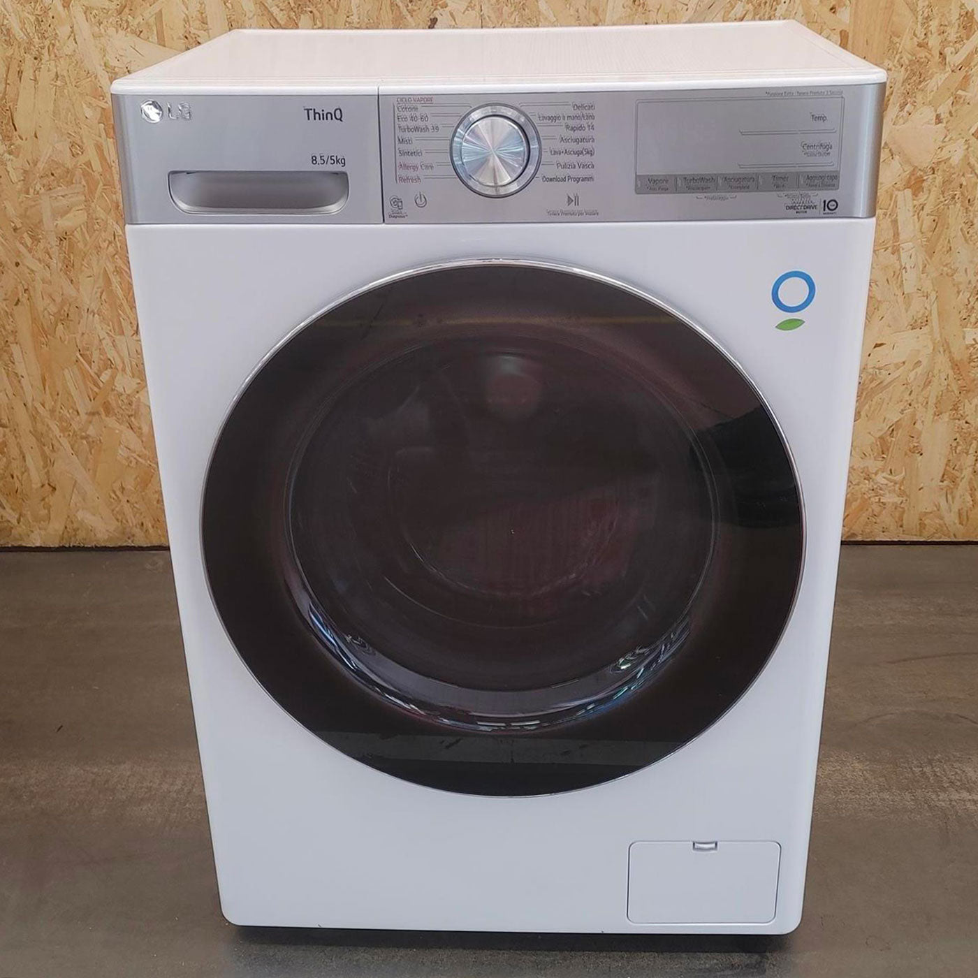 Lavasciuga LG F2DV9S8H2E Libera installazione Caricamento frontale Bianco E